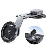 SYNCWIRE Fits MagSafe Car Mount for Universal Dashboard & Tesla Screen, Magnetic Phone Holder for Car, Foldable Aluminum Alloy Arm, Super Stable Car Mount for iPhone 15 Pro Max 14 13 12&All Phones