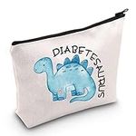 PYOUL Funny Diabetic Bag Gift Diabetesaurus Diabetic Dinosouar Bag Diabetes Diabetic Supply Case (Diabetesaurus Bag EU)