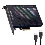 AVerMedia Game Capture Card - Streaming and Recording 4K60 HDR with ultra-low latency on PS5, PS4 Pro, Xbox Series X/S, Xbox One X, in OBS, Twitch, YouTube - GC573 Live Gamer 4K