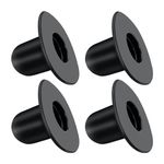 4Pcs Pool Filter Strainer Plug Stopper Replacement Ground Pool Plug Stopper Convenient Extended Pool Plug Durable Pool Wall Plugs Compatible with Intex & Bestway(Black)