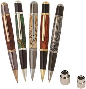Penn State Industries PKGAFSS Gatsby Grande Twist Ballpoint Pen Kit Starter Package Woodturning Project, Gold