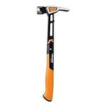 Fiskars - 750241-1001 IsoCore 22 oz Milled-face Framing Hammer, 16 Inch