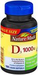 Nature Made D3 1000IU Vitamin D Sup