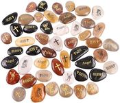 RockImpact 50PCS Angel Guardian Angel Stones Serenity Prayer Pebble Engraved Inspirational Stones Motivational Healing Inspiring Rocks Encouragement Word Stones Wholesale Bulk, 2"-3" ea