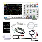 FNIRSI 1014D Oscilloscope - 2 in 1 Digital Oscilloscope DDS Signal Generator 2 Channels 100Mhz Bandwidth 1GSa/s Sampling Rate Built-in 1GB Storage Space