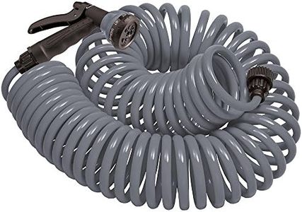 Orbit 26382 Coil Garden Hose, 25 ft, Gray