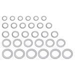 30 Pair Lock Washer Wedge Lock Washers Manganese Steel M8/M10/M12/M16/M20 Shakeproof Quick Speed Locking Washer Anti-Loose Washer Assortment Kit