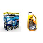 Ontel Car Wash Cannon Foam Blaster Hose Nozzle Spray Gun and Meguiar's Gold Class Car Wash Shampoo & Conditioner, 1.89L - G7164C