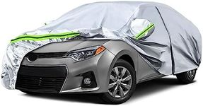 sportuli Waterproof Car Covers Replace for 2004-2023 Toyota Corolla Sedan, 6 Layers All Weather Custom-fit Car Cover with Zipper Door & Windproof Bands for Snow Rain Dust Hail Protection (Corolla)