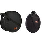 Protec HR5514 5.5 x 14 Inches Heavy Ready Padded Snare Drum Bag + Protec HR230 Heavy Ready Series 22-Inch Cymbal Bag