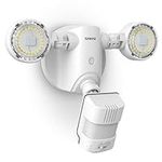 SANSI LED Security Lights Motion Sensor Light Outdoor, Dusk to Dawn Flood Light Outdoor, 15W 2000lm 5000K Motion Light, IP65 Waterproof Motion Sensor Flood Light Exterior Light, White