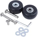 Moovul 45mm 2 Sets of Luggage Suitcase Replacement Wheels Axles Deluxe Repair ToolOD