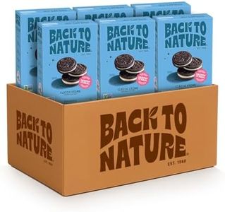 Back to Nature Classic Creme Sandwich Cookies - Plant-Based Cookies Made With Wheat Flour - Non-GMO, No High Fructose Corn Syrup, 9 Ounce (Pack of 6)