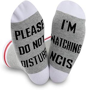 Funny Gift TV Show Quote Socks Novelty Socks For Women Girls Fandom Fans, Watching Nc