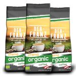 Der-Franz Crema organic Coffee, whole bean, 3 x 500 g