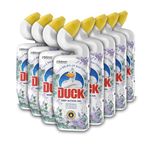Duck Deep Action Toilet Cleaner, Sanitising & Descaling Toilet Bowl Cleaning Liquid Gel, Eucalyptus & Lavender, Pack of 8 (8 x 750ml)