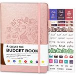 Clever Fox Budget Book – Financial Planner Organizer & Expense Tracker. Money Planner Account Notebook for Monthly Budgeting. Compact (Rose Gold)