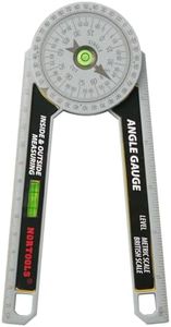 NORTOOLS Miter Saw Protractor, Measuring Tools Precision Laser Inside & Outside Miter Angle Finder with Laser Dial For Carpenters, Plumbers, Building Trades, DIY