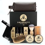 Beard Kit Gifts for Men, 9 Pcs Beard Care Grooming Kit, Beard Growth Kit Unique Men's Gifts for Men Dad Him Husband Boyfriend, Father's Day Anniversary Birthday Christmas Gifts Ideas for Dad Boss