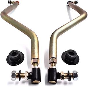 HD Switch - 2 Pack, Adjustable, Strong Crimp Design Steering Drag Link Kit Left & Right fits 597069802 597069902 Craftsman AYP Poulan Pro Husqvarna Lawn Mower Tractor +Includes 2 Sector Gear Dust Caps