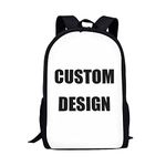 KUIFORTI Custom Design School Backpack,17 Inch Kids Toddler Back to School Bag Bookbag Personalized Rucksack Elementary Casual Daypack with Adjustable Strap