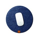 DailyObjects Orb Mouse Pad | Extended for Laptop, for PC, and Wireless Mouse | Large Vegan Leather Finish for Home, Office, Gaming (Blue)