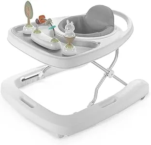 Ingenuity Step & Sprout 3-in-1 Foldable Baby Activity Walker with Removable Toys Ages 6 Months +, First Forest