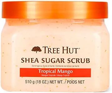 Tree Hut Shea Sugar Scrub Tropical Mango, 18oz, Ultra Hydrating and Exfoliating Scrub for Nourishing Essential Body Care