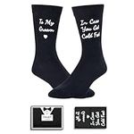 Zmart Groom Socks Wedding Socks for