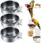 3 Pieces Stainless Steel Bird Feedi