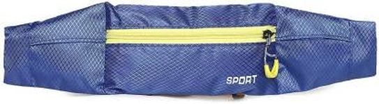 xcluma Men's and Women's Polyester Running Outdoor Sports Waist Pouch(Blue)