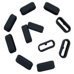 11 Pack Fastener Rings Compatible with Garmin Vivoactive 3 4/Fenix 7S 6S 5S/Forerunner 645 245 45 45s 55 158/Venu 2 Plus/Venu Sq/Vivomove HR/Vivosport Strap Loop Security Holder Keeper