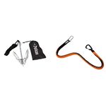 Compact Anchor Kit for Kayaks and Pelican Paddle Leash + Fishing Rod Holder Bundle