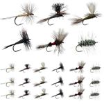 RoxStar Fly Shop | 24pk Canada Dry Flies Series | Dry Fly Fishing Flies Assortment for Canadian Trout Waters. | Trout Flies Hand-Tied in-House Never Outsourced! Proud Partner of Trout Unlimited!