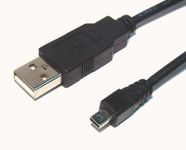 Pentax WG-3 Digital Camera USB Cable 5’ USB Data cable - (8 Pin) - Replacement by General Brand