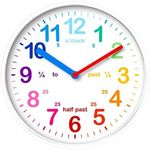 PBUK Kids Wall Clock - Learning Clo
