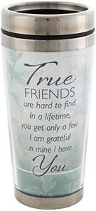 True Friends are Hard to Find 16 Oz Stainless Steel Travel Mug with Lid