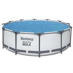 Bestway Flowclear™ solar cover, Ø 356 cm, for round 366 cm and 396 cm surface pools, blue