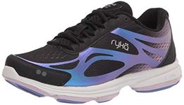 Ryka Women's Devotion Plus 2 Walking Shoe, Black Pink, 6 UK