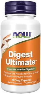 NOW Supplements, Digest Ultimatewith Full Spectrum Enzyme Formula, 60 Veg Capsules