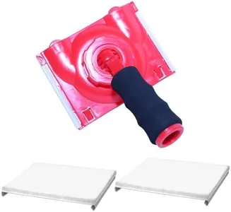 DIQQHI Multi-Functional Trim Paint Edger Set with Guide Wheels and Rotatable Handle, Including Two Replacement Pads, Easily Trim Wall Corners and Hard-to-Reach Areas