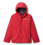 Columbia Big Boy's Watertight Jacket, Waterproof & Breathable Outerwear, Mountain Red, X-Large