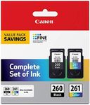 Canon PG-260 / CLI-261 Genuine Ink 