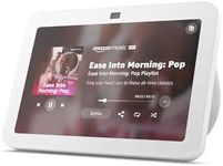 Amazon Echo Show 8, with Spatial Audio, Smart Home Hub, Glacier White, with Alexa+ Early Access
