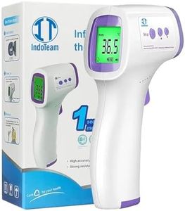 IndoTeam Forehead Thermometer for Adults Kids – No Contact Accurate Reading Touch Infrared LCD Display - Digital Baby Thermometers Body - Temperature Thermometer Room Surface and Body Mode