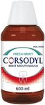 Corsodyl Mouthwash Gum Disease Treatment for Adults, Chlorhexidine mouthwash for Gingivitis Treatment, Fresh Mint, 600ml
