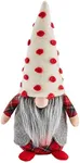 Mud Pie Medium Christmas GNOME Sitter, red