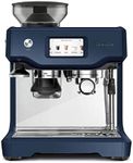 Breville the Barista Touch Espresso Machine with Grinder & Auto Milk Frother, Espresso Maker with Touchscreen & Seconds Heat Up, Cappuccino & Latte Machine for Home, BES880DBL Damson Blue