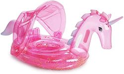 FUNBOY BB Glitter Inflatable Baby Float Funbaby Unicorn Large