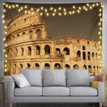 feelacle Roman Coliseum Tapestry 60" X 40" Scenery Rome Wall Hanging Party Decorations Home Decor For Bedroom Living Room Dorm (150 X 100cm)